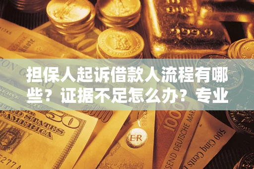 济南担保人起诉借款人流程有哪些？证据不足怎么办？专业律师解答