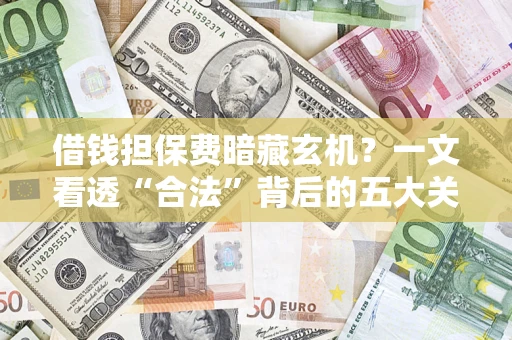 济南借钱担保费暗藏玄机？一文看透“合法”背后的五大关键陷阱