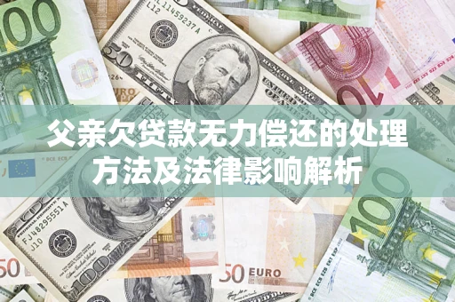 济南父亲欠贷款无力偿还的处理方法及法律影响解析