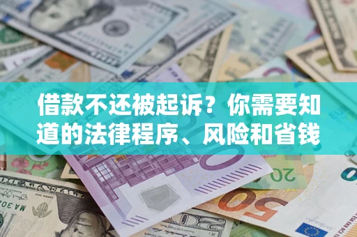 济南借款不还被起诉？你需要知道的法律程序、风险和省钱技巧